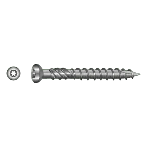 TOBSTEEL Terrassenschraube Quadra-Speed ART. 9001 A2 – 5,0 x 50 mm TX25