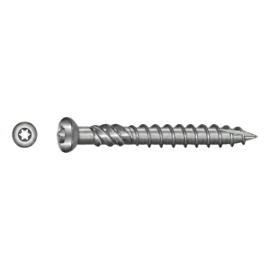 TOBSTEEL Terrassenschraube Quadra-Speed ART. 9001 Edelstahl A2 5,0×80 mm TX25