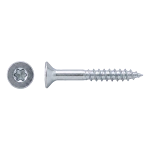 Spanplattenschraube Edelstahl A2 TX20 4,0×40 mm – Senkkopf, Teilgewinde – Karton 200 Stk.