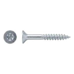 Spanplattenschraube Edelstahl A2 TX20 4,0×60 mm – Senkkopf, Teilgewinde – Karton à 200 Stück
