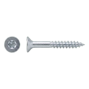 Spanplattenschraube Edelstahl A2 TX25 6,0×70 mm – Senkkopf, Teilgewinde – Karton à 100 Stück
