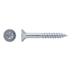 Spanplattenschraube Edelstahl A2 TX20 4,0×30 mm – Senkkopf, Teilgewinde – Karton à 500 Stück