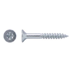 Spanplattenschraube Edelstahl A2 TX10 3,0×25 mm – Senkkopf, Teilgewinde – Karton 500 Stk.
