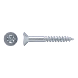 Spanplattenschraube Edelstahl A2 TX10 3,0×30 mm – Senkkopf, Teilgewinde – Karton 500 Stk.