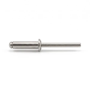Blindniet, Flachrundkopf Edelstahl A2/A2 ISO 15983 4,0×20 mm – Flachkopf, offen – Karton à 500 Stk.