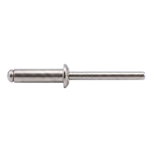 Blindniet, Flachrundkopf Edelstahl A2/A2 ISO 15983 3,2×10 mm – offene Ausführung – Karton 500 Stk.