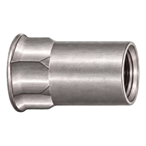 Blindnietmutter Edelstahl A4 M5×14 mm – Kleinsenkkopf, Halbsechskantschaft – Karton à 250 Stk.