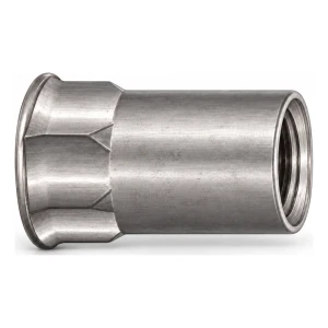 Blindnietmutter Edelstahl A4 M10×20,5 mm – kleiner Senkkopf, Schaft teilweise sechskantig – Karton à 250 Stk.