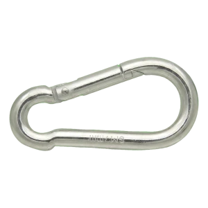 Feuerwehr-Karabinerhaken verzinkt 8×80 mm – DIN 5299 C