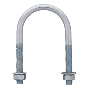 Rundstahlbügel (Rohrschelle) verzinkt M8 × 43 mm, für Rohr 1 1/4"