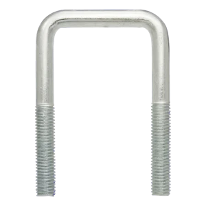 Vierkantbügel (Typ C) verzinkt M8 × 61 × 108 mm, für 2"-Rohr