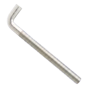 Winkelhaken mit metrischem Gewinde verzinkt M12×155 mm