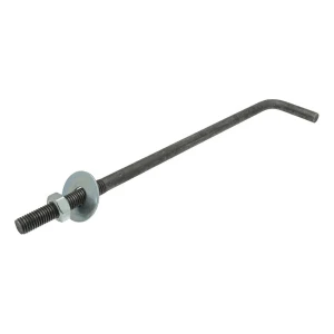 Ankerschraube L-Form (gebogene Verbindungsschraube) M16 × 400 mm, schwarz