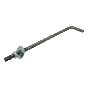 Ankerschraube L-Form (gebogener Schraubverbinder) M14 × 300 mm, schwarz