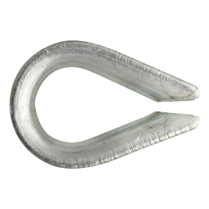 Kausche verzinkt für Drahtseil 6 mm – DIN 6899 B