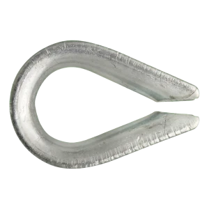 Kausche verzinkt für Seil 12 mm – DIN 6899 B