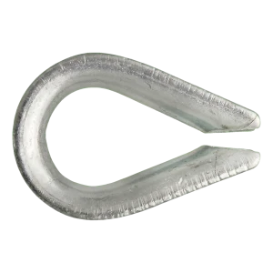 Kausche verzinkt für Seil 18 mm – DIN 6899 B