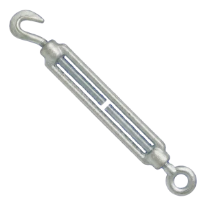 Spannschloss Haken–Öse verzinkt M5×70 mm, DIN 1480