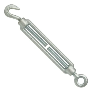Spannschloss Haken–Öse verzinkt M6×110 mm, DIN 1480