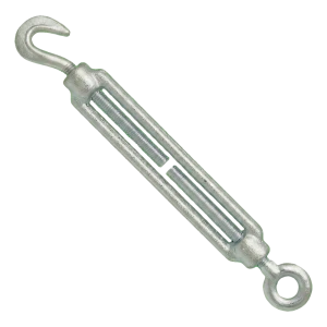 Spannschloss Haken–Öse verzinkt M20×200 mm, DIN 1480