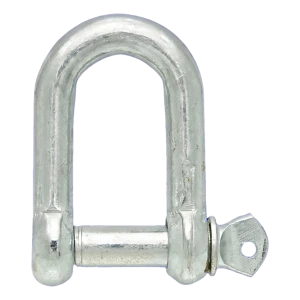 Schäkel gerade Form verzinkt 6 mm – Gewindebolzen M6