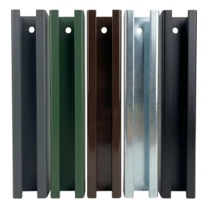 Pfostenverbinder 60×40 mm – grün RAL 6005