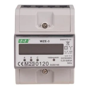 3-Phasen-Stromzähler 80A MID WZE-3 F&F Filipowski