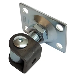 Verstellbares Scharnier mit rechteckigem Schild M16 75x55x3 mm