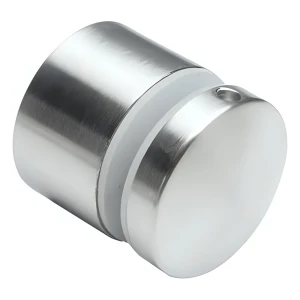 Punkthalter für Glas fi 50/30/M10x45, Glas 8-21,52 mm, AISI 304, flaches System, Satin