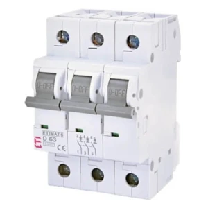 ETI ETIMAT 6 – Leitungsschutzschalter C 20A 3P 6kA für PV- und Gebäudeinstallationen