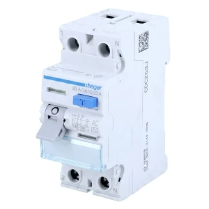 Hager CDA225J – Fehlerstromschutzschalter 1P+N 25A 30mA Typ A