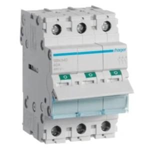 3-Phasen-Lasttrennschalter 3P 40A 400V AC SBN340 Hager
