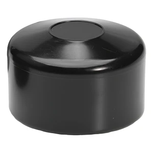 Pfostenkappe Ø 76 mm, schwarz
