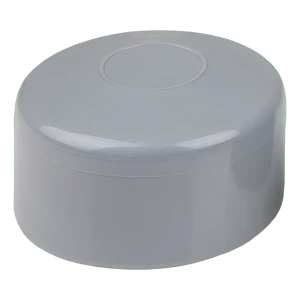 Pfostenkappe Ø 76 mm, grau