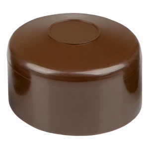 Pfostenkappe 1 1/2" (Ø 48,3 mm), braun