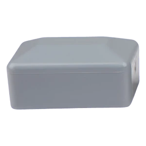 Pfostenkappe 40×80 mm, grau
