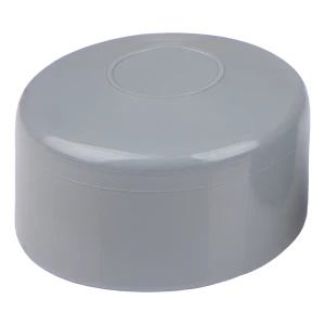 Pfostenkappe Ø 42 mm, grau