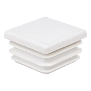 Lamellenstopfen quadratisch 12×12 mm, weiß