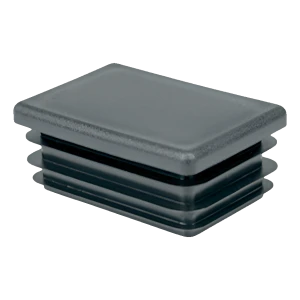 Lamellenstopfen rechteckig 50×80 mm, Anthrazit