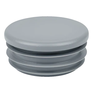 Lamellenstopfen rund 1" (Ø 33,7 mm), grau