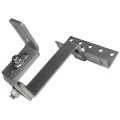 Dachhaken Vario 145mm (4-5-5-5) mit Dreifachregulierung Edelstahl H17/1.4016 PV-08-35