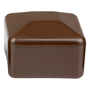 Pfostenkappe 70×70 mm, braun