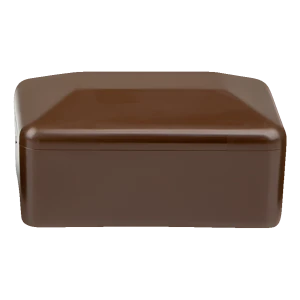Pfostenkappe 18×30 mm, braun