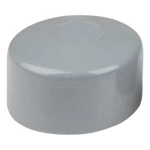 Pfostenkappe 1 1/4" (Ø 42,4 mm), grau