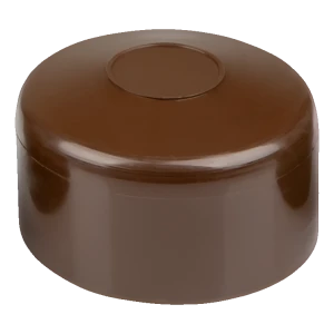 Pfostenkappe Ø 40 mm, braun