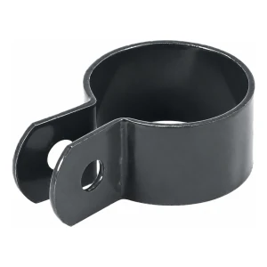 End-Zaunschelle mit einem Loch für Rundpfosten Ø 42 mm, Anthrazit (RAL 7016)
