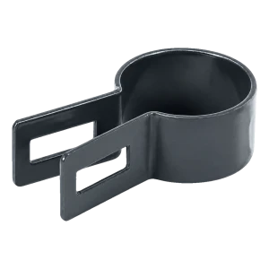Zaunschelle für Zaunende und Rundpfosten Ø 42 mm, Anthrazit (RAL 7016)
