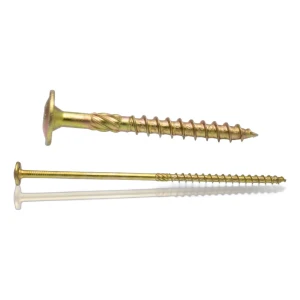 Tellerkopfschraube verzinkt TX40 8,0×280 mm – Teilgewinde – Packung mit 50 Stück