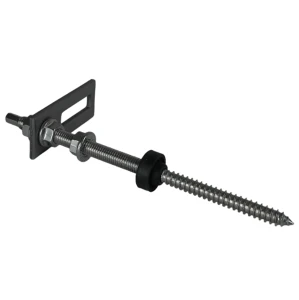 Stockschraube M10x200 und Adapter (Solarbefestiger)