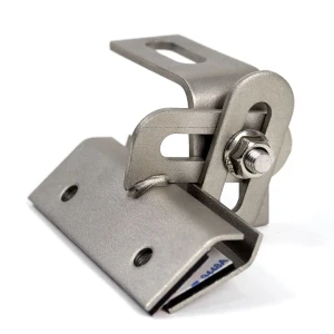 Verstellbare Halterung für Trapezblech 10cm Edelstahl 1.4016